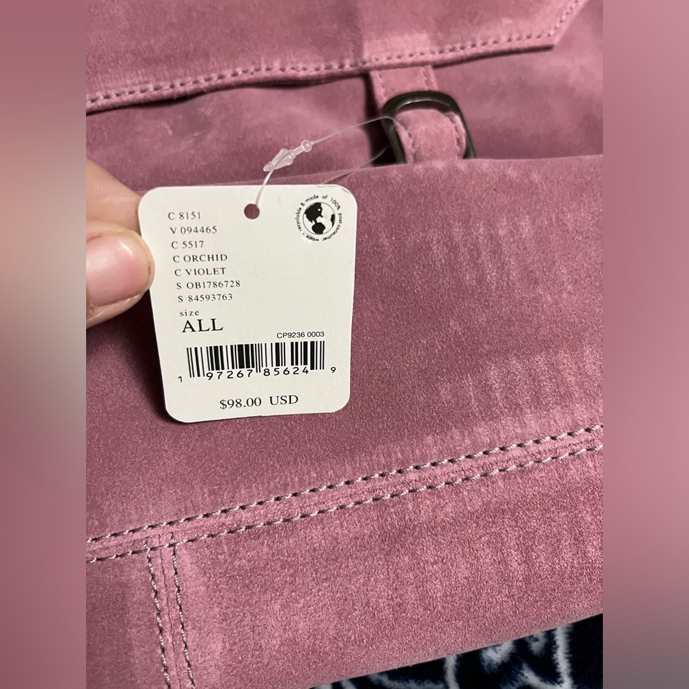 NWT! Free People Zahara Suede Messenger Bag - Picture 12 of 15
